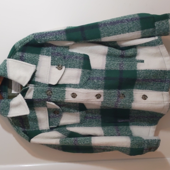Avec Les Filles Shacket flannel shirt jacket - Picture 7 of 9